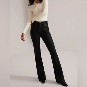 Favorite Daughter The Valentina Boot Cut Jeans in Obsidian